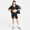 Women's Nike One High-Waisted 8" Biker Shorts - 010 - BLACK