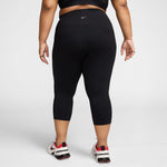 Women's Nike One Plus High-Waisted Crop Leggings - 010 - BLACK