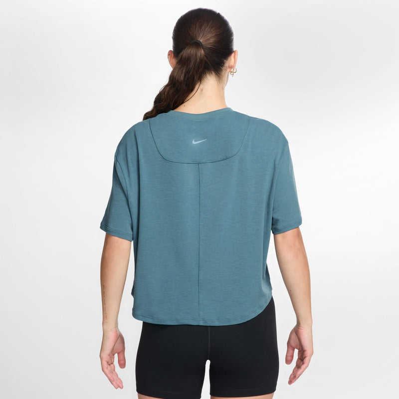 Women's Nike One Relaxed Crop T-Shirt - 006 - SMOKEY BLUE