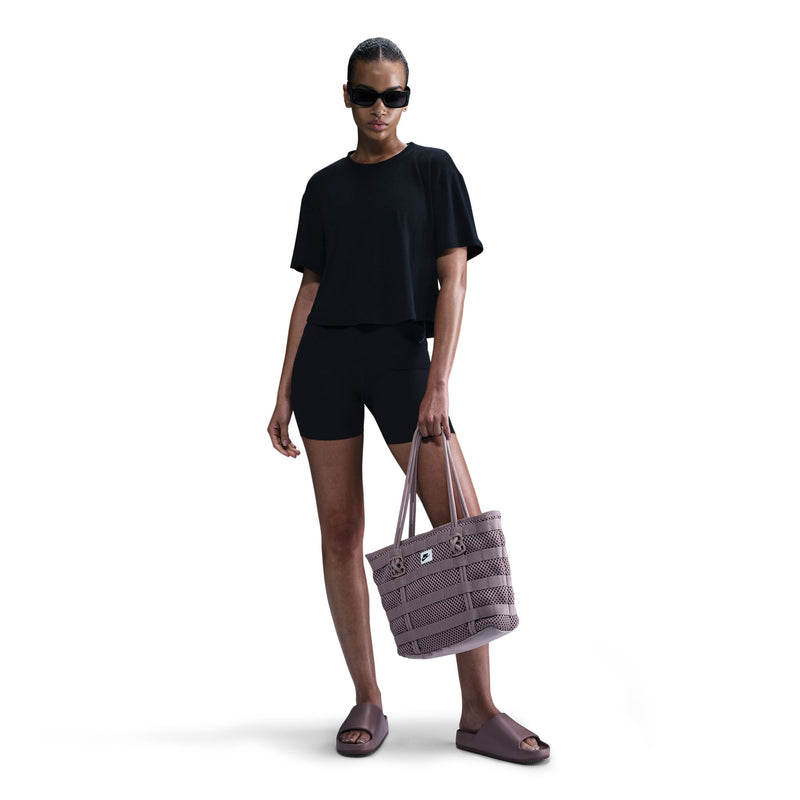 Women's Nike One Relaxed Crop T-Shirt - 010 - BLACK