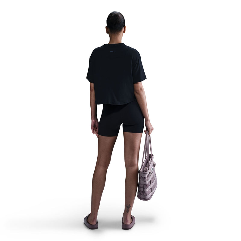 Women's Nike One Relaxed Crop T-Shirt - 010 - BLACK