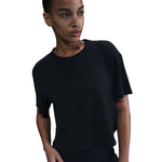 Women's Nike One Relaxed Crop T-Shirt - 010 - BLACK