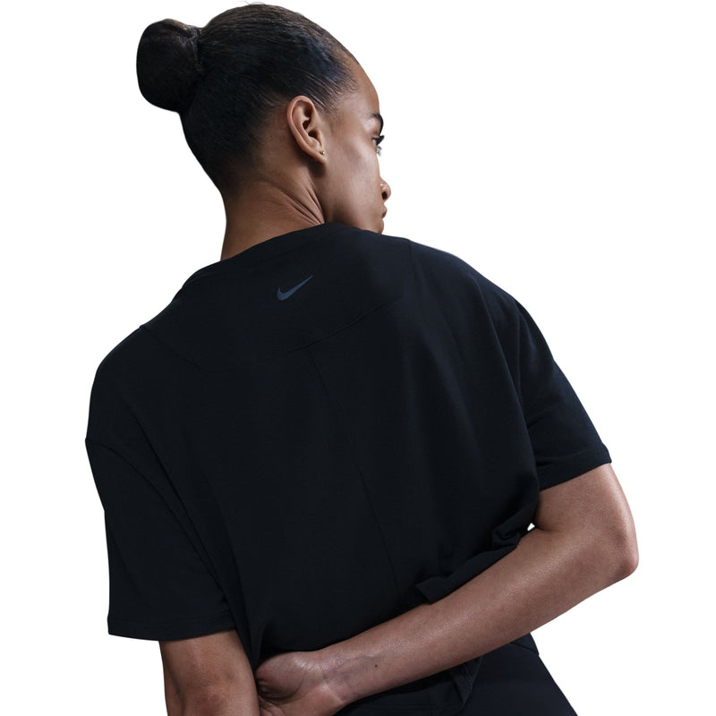 Women's Nike One Relaxed Crop T-Shirt - 010 - BLACK