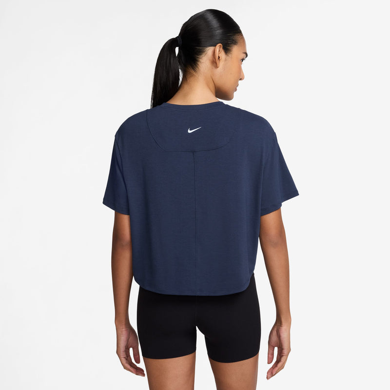 Women's Nike One Relaxed Crop T-Shirt - 410 - MIDNIGHT