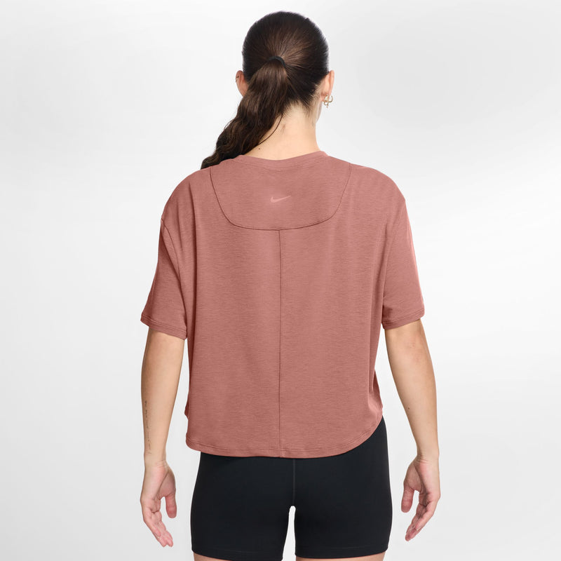 Women's Nike One Relaxed Crop T-Shirt - 685RPINK