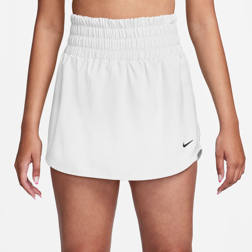 Women's Nike One Ultra High-Waisted Skort - 100 - WHITE/BLACK