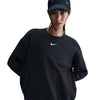 Women's Nike Phoenix Fleece Oversized Sweatshirt - 010 - BLACK