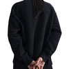 Women's Nike Phoenix Fleece Oversized Sweatshirt - 010 - BLACK
