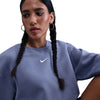 Women's Nike Phoenix Fleece Oversized Sweatshirt - 499 - WORLD INDIGO