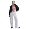 Women's Nike Phoenix High-Waisted Wide-Leg Fleece Pants - 051 - BIRCH