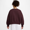 Women's Nike Phoenix Over-Oversized Fleece Crew - 652BURGU