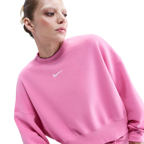 Women's Nike Phoenix Over-Oversized Fleece Crew - 676PLPIN