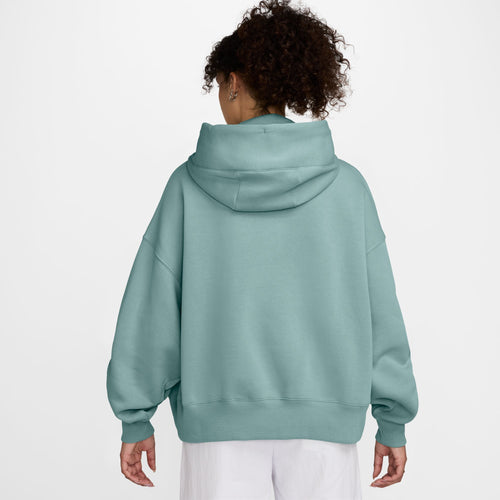 Women's Nike Phoenix Over-Oversized Fleece Hoodie - 017 - CANNON BLUE