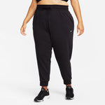Women's Nike Plus Dri-FIT One High- Waisted 7/8 French Terry Joggers - 010 - BLACK