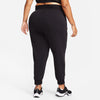 Women's Nike Plus Dri-FIT One High- Waisted 7/8 French Terry Joggers - 010 - BLACK