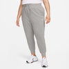 Women's Nike Plus Dri-FIT One High- Waisted 7/8 French Terry Joggers - 091 - CARBON