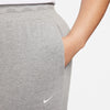 Women's Nike Plus Dri-FIT One High- Waisted 7/8 French Terry Joggers - 091 - CARBON