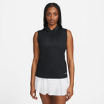 Women's Nike Sleeveless Dri-FIT Victory Golf Polo - 010 - BLACK