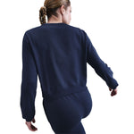 Women's Nike Sportswear Chill French Terry Sweatshirt - 410 - MIDNIGHT