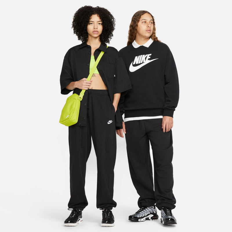 Women's Nike Sportswear Club Fleece Oversized Sweatpants - 010 - BLACK