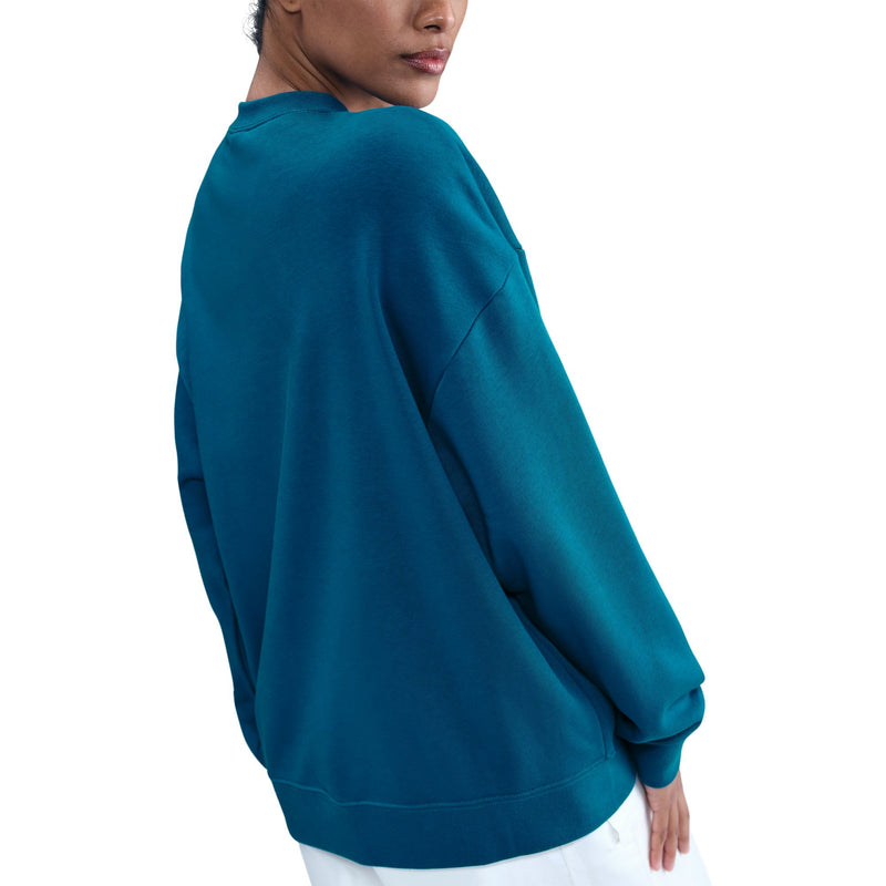 Women's Nike Sportswear Club Fleece Sweatshirt - 301 - GREEN ABYSS