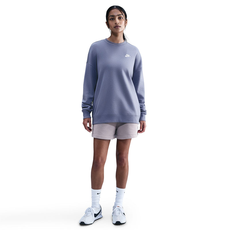 Women's Nike Sportswear Club Fleece Sweatshirt - 499 - WORLD INDIGO