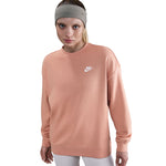 Women's Nike Sportswear Club Fleece Sweatshirt - 688RGOLD