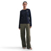 Women's Nike Sportswear Club Longsleeve T-Shirt - 451 - OBSIDIAN