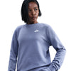 Women's Nike Sportwear Club Fleece Sweatshirt - 499 - WORLD INDIGO