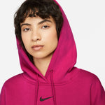 Women's Nike Sportwear Phoenix Pullover Hoodie - 615 - FIREBERRY PINK