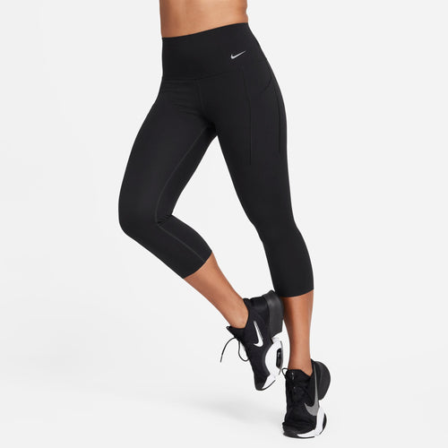 Women's Nike Universal High-Waisted Cropped Leggings - 010 - BLACK