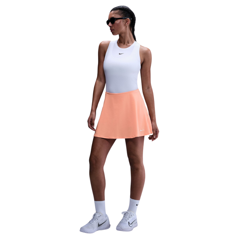 Women's Nike Victory Dri-FIT Flouncy Tennis Skirt - 844 - APRICOT
