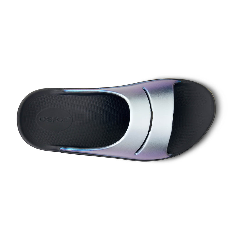 Women's OOFOS OOahh Luxe Slide - FROST