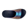 Women's OOFOS OOahh Luxe Slide - MIDNIGHT