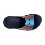 Women's OOFOS OOahh Luxe Slide - MIDNIGHT