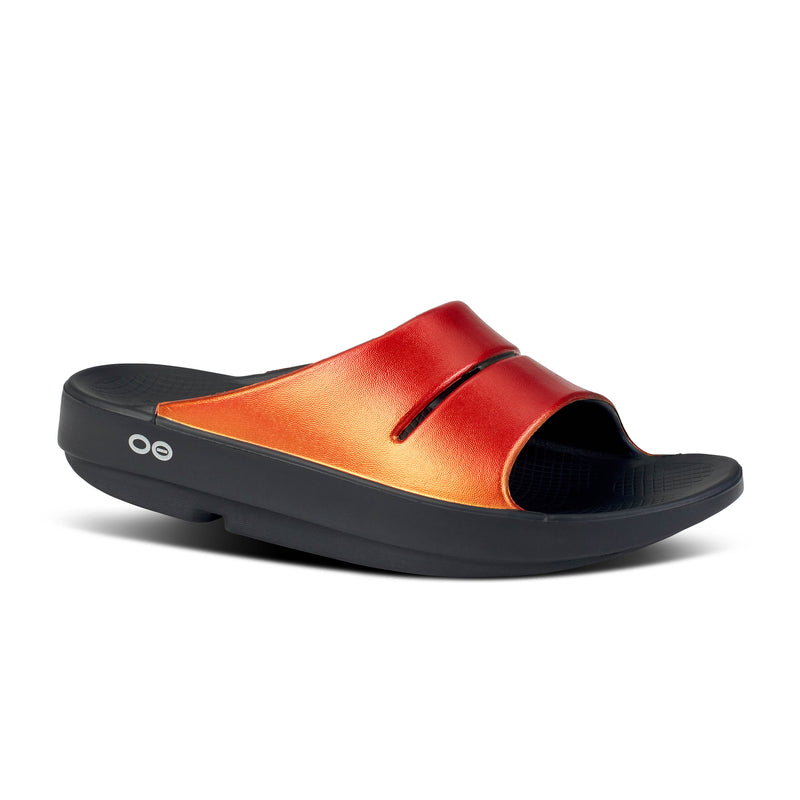 Women's OOFOS OOahh Luxe Slide - SOLSTICE