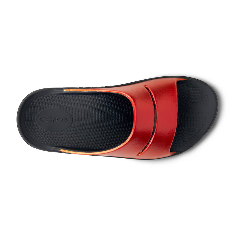 Women's OOFOS OOahh Luxe Slide - SOLSTICE