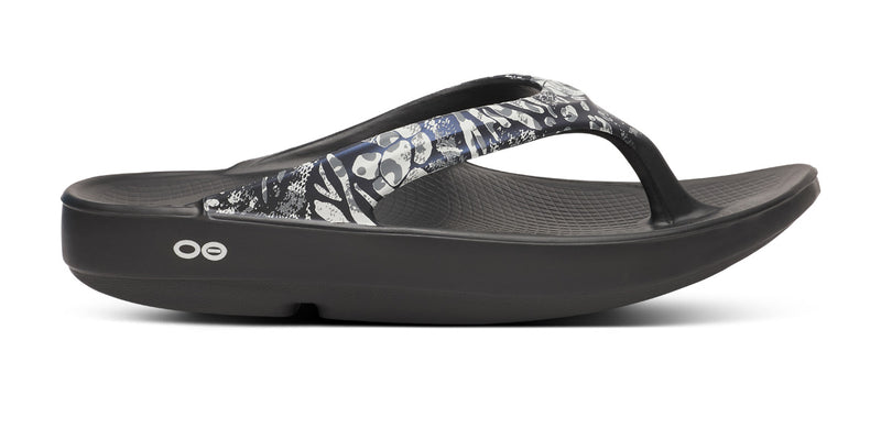 Women's OOFOS OOlala Limited Sandals - BLACK