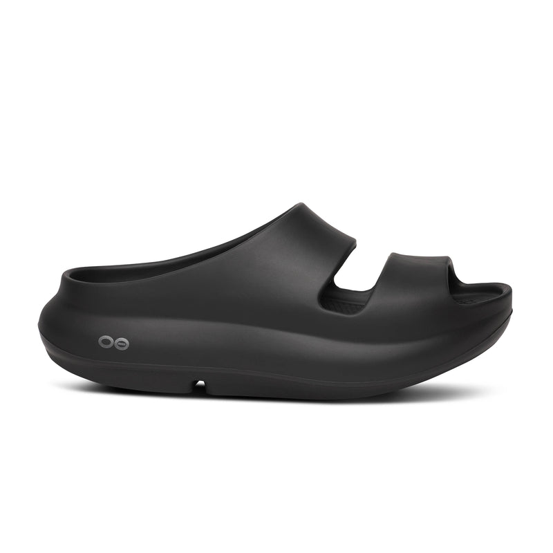Women's OOFOS OOyea Slide Sandals - BLACK