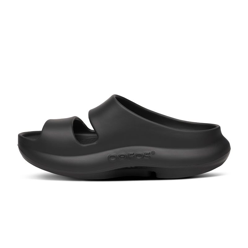 Women's OOFOS OOyea Slide Sandals - BLACK
