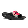 Women's OOFOS Ooahh Luxe Limited Slide Sandals - HIBISCUS