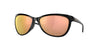Women's Oakley Pasque Polarized Sunglasses - PBLK/GOL