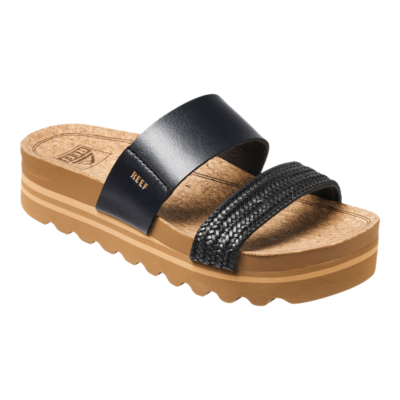 Women's Reef Cushion Vista Hi Sandals - BLKBRAID