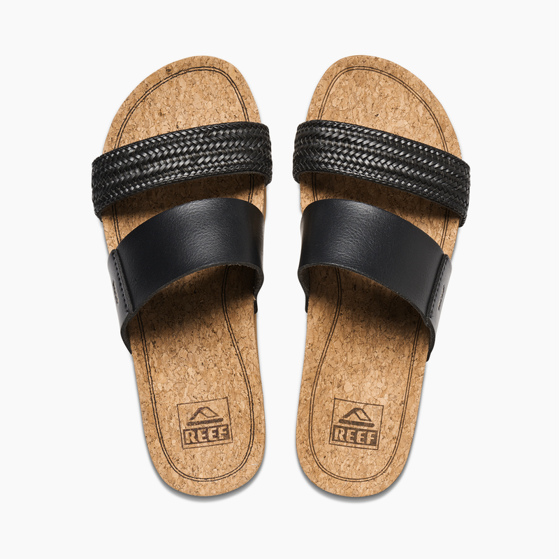 Women's Reef Cushion Vista Hi Sandals - BLKBRAID