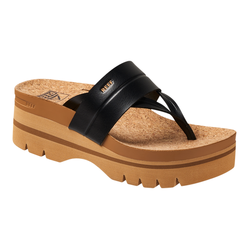 Women's Reef Lennox Higher Sandal - BLKTAN
