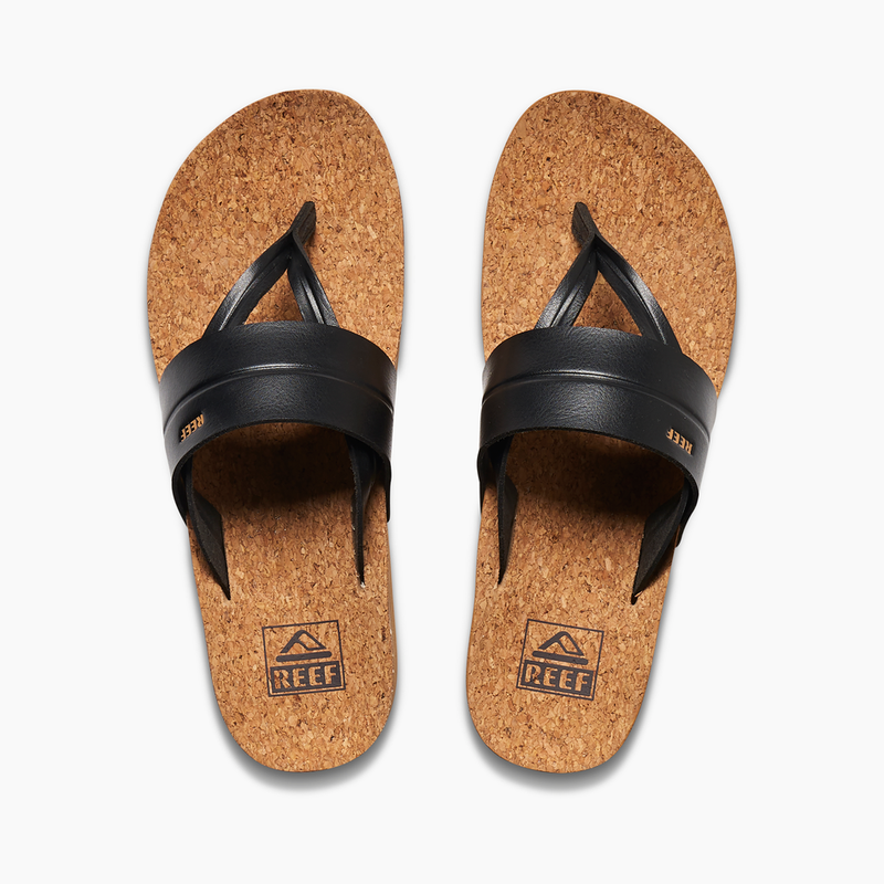 Women's Reef Lennox Higher Sandal - BLKTAN