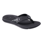 Women's Reef Santa Ana Sandals - BLACK/WHITE