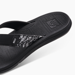 Women's Reef Santa Ana Sandals - BLACK/WHITE