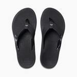 Women's Reef Santa Ana Sandals - BLACK/WHITE