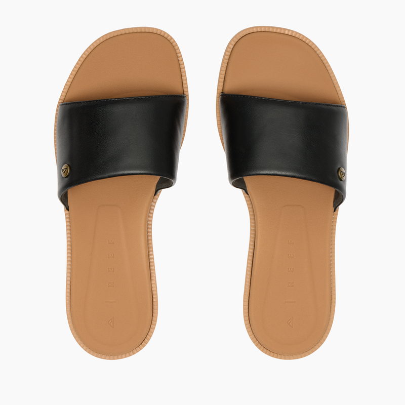Women's Reef Sunny Arrianah Slide - BLK/TAN